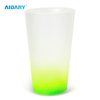 AIDARY 升华 17 盎司渐变彩色沙色玻璃锥形马克杯