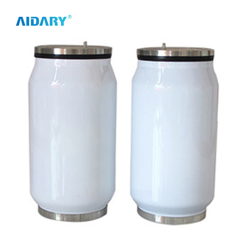 AIDARY 304 不锈钢升华可乐罐 350 毫升和 500 毫升可用