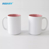 AIDARY 15oz 高档内部彩色升华 Phototo 马克杯